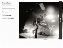 Tablet Screenshot of amandafotes.com